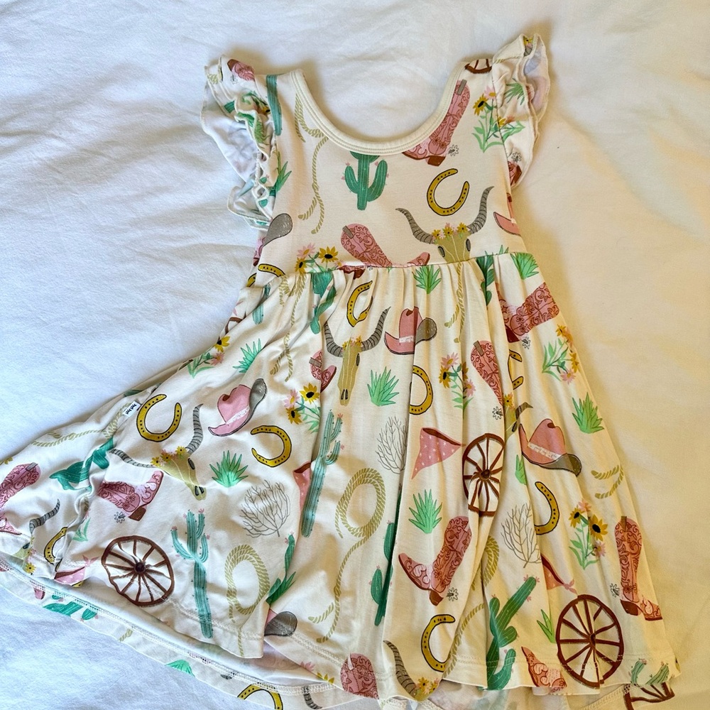 Little Sleepies Ready to Rodeo Twirl Dress